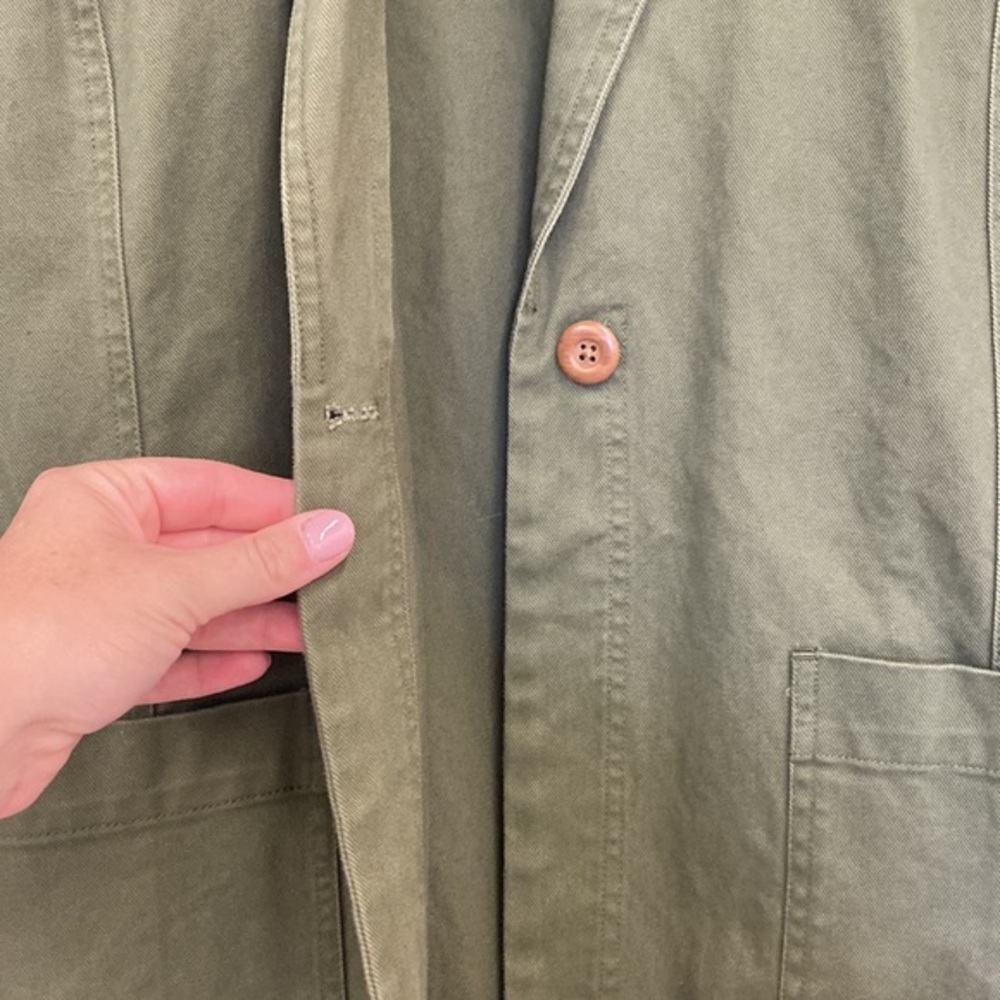 Duluth Trading Company Women's Makers Studio Tie Duster 000417500 oakmoss medium - Picture 6 of 10